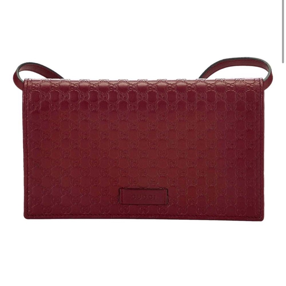 Microguccissima portfolio - Gucci Red Crossbody Bag